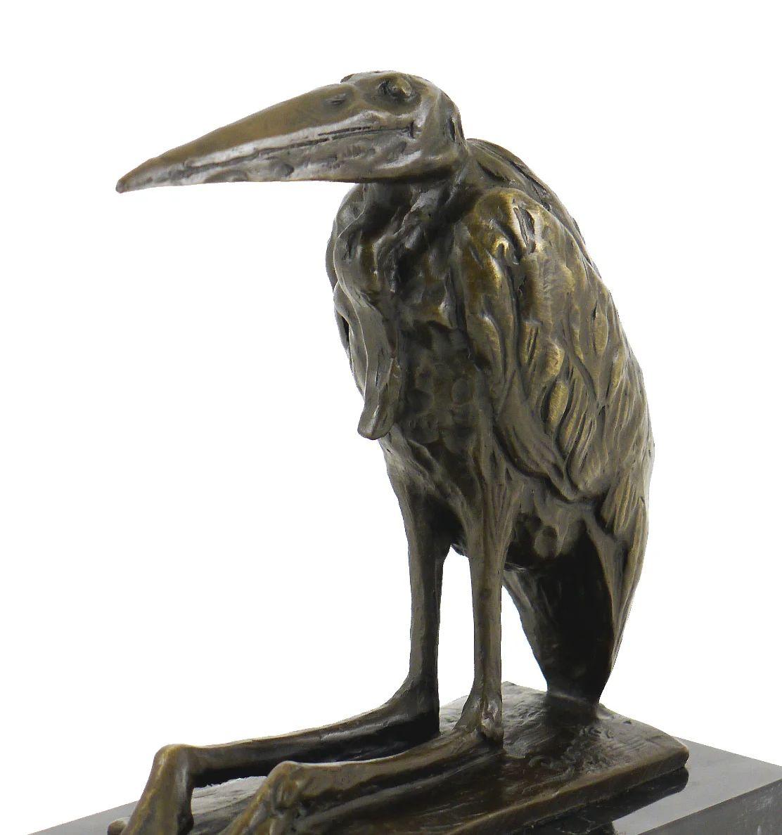 Moderno Scultura di uccello in bronzo nel gusto di Rembrandt Bugatti in vendita