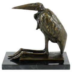 Bronze Bird Sculpture in the taste of Rembrandt Bugatti
