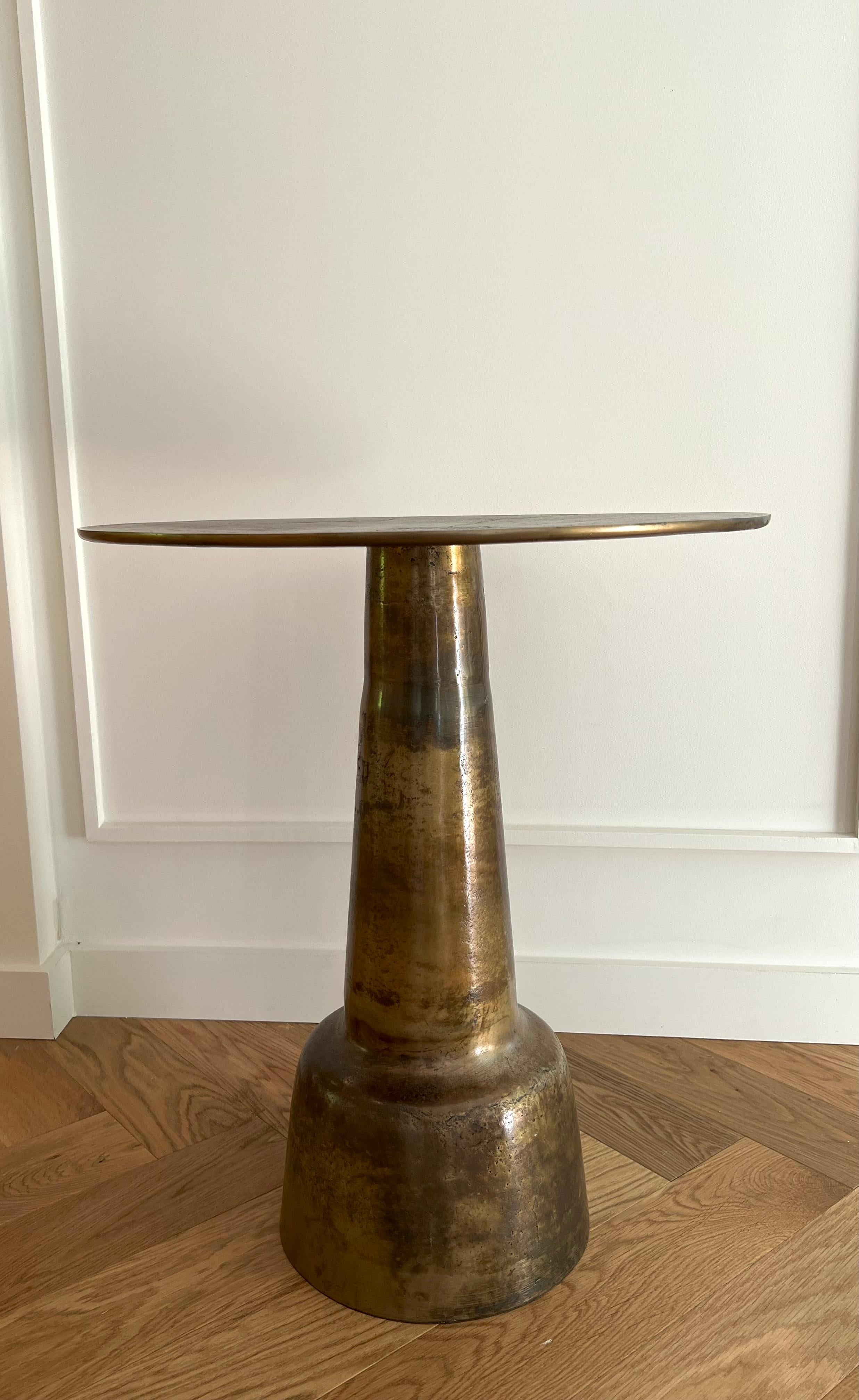Bronze Bistro Table  In Excellent Condition In West Hollywood, CA