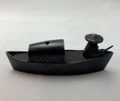 Bronze Boat-Shaped Suiteki