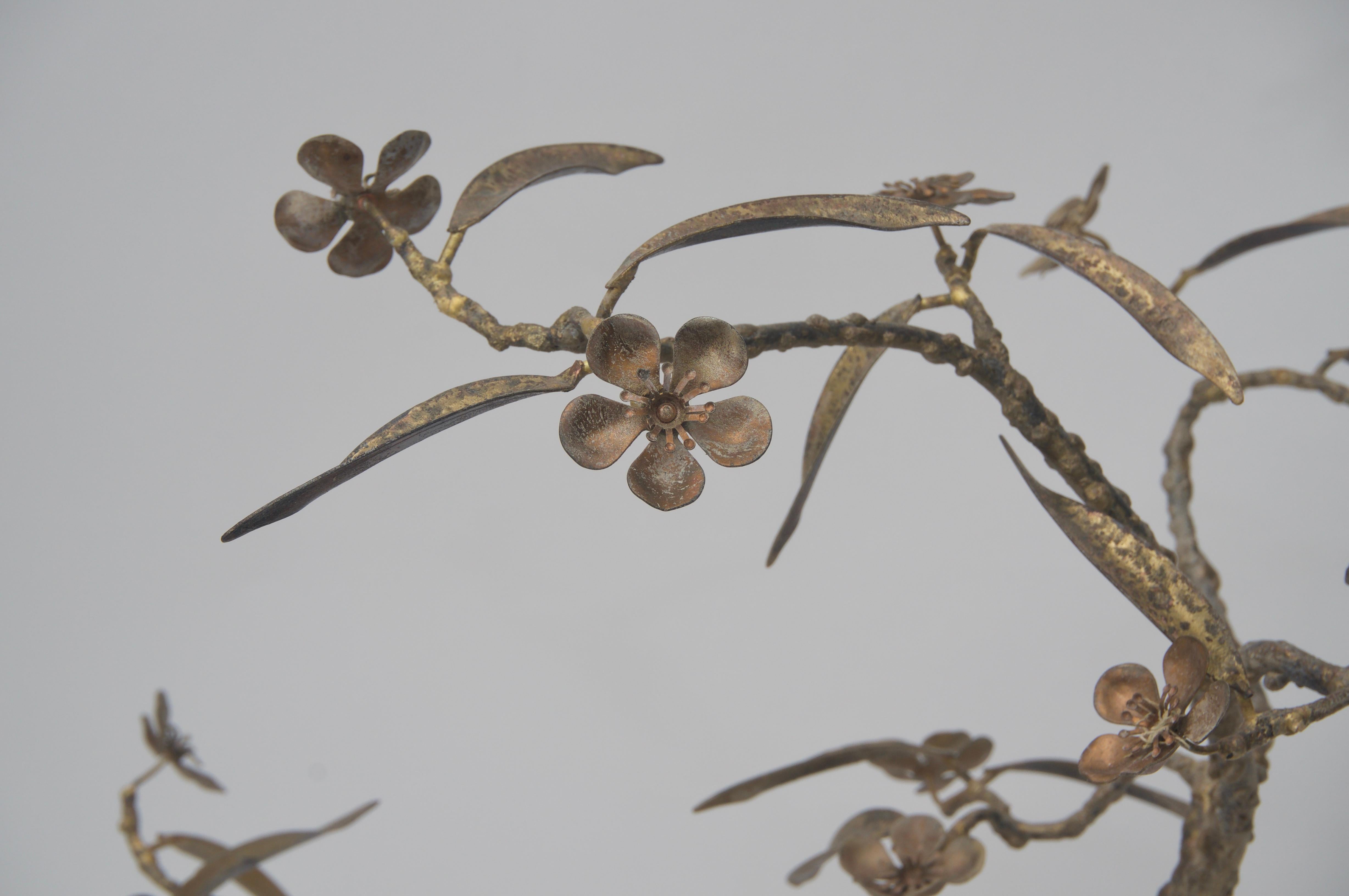 bronze bonsai tree
