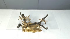 Bronze bonsai coffee table by Willy daro, 1970s