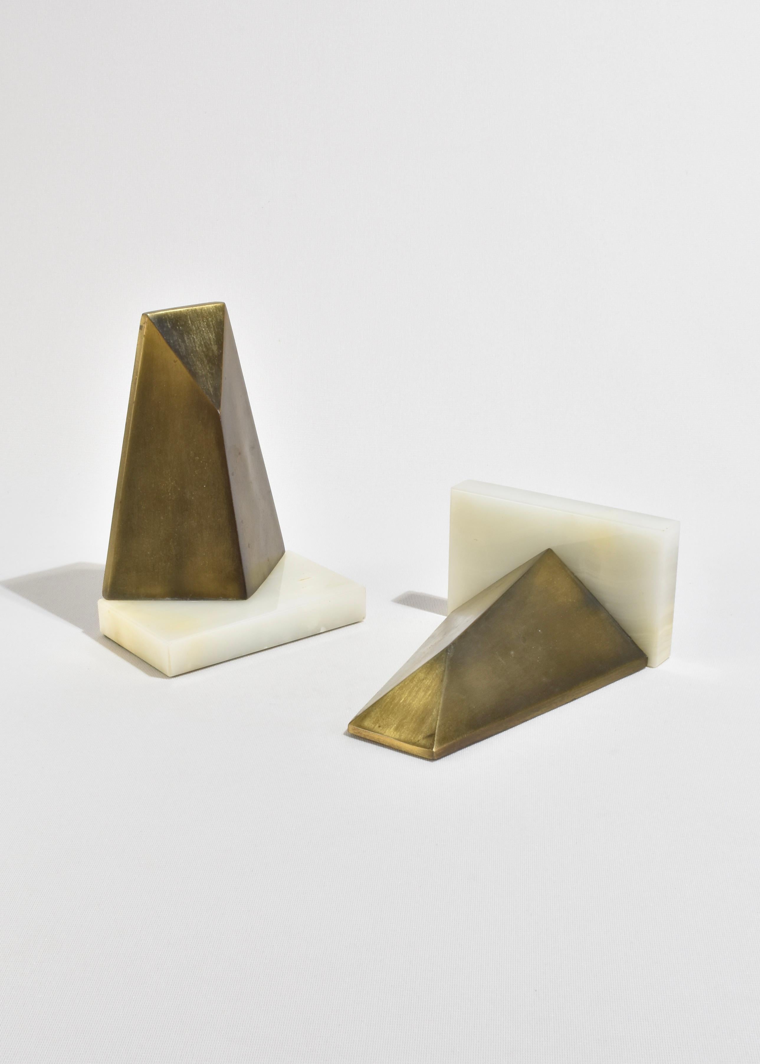 Late 20th Century Bronze Bookends