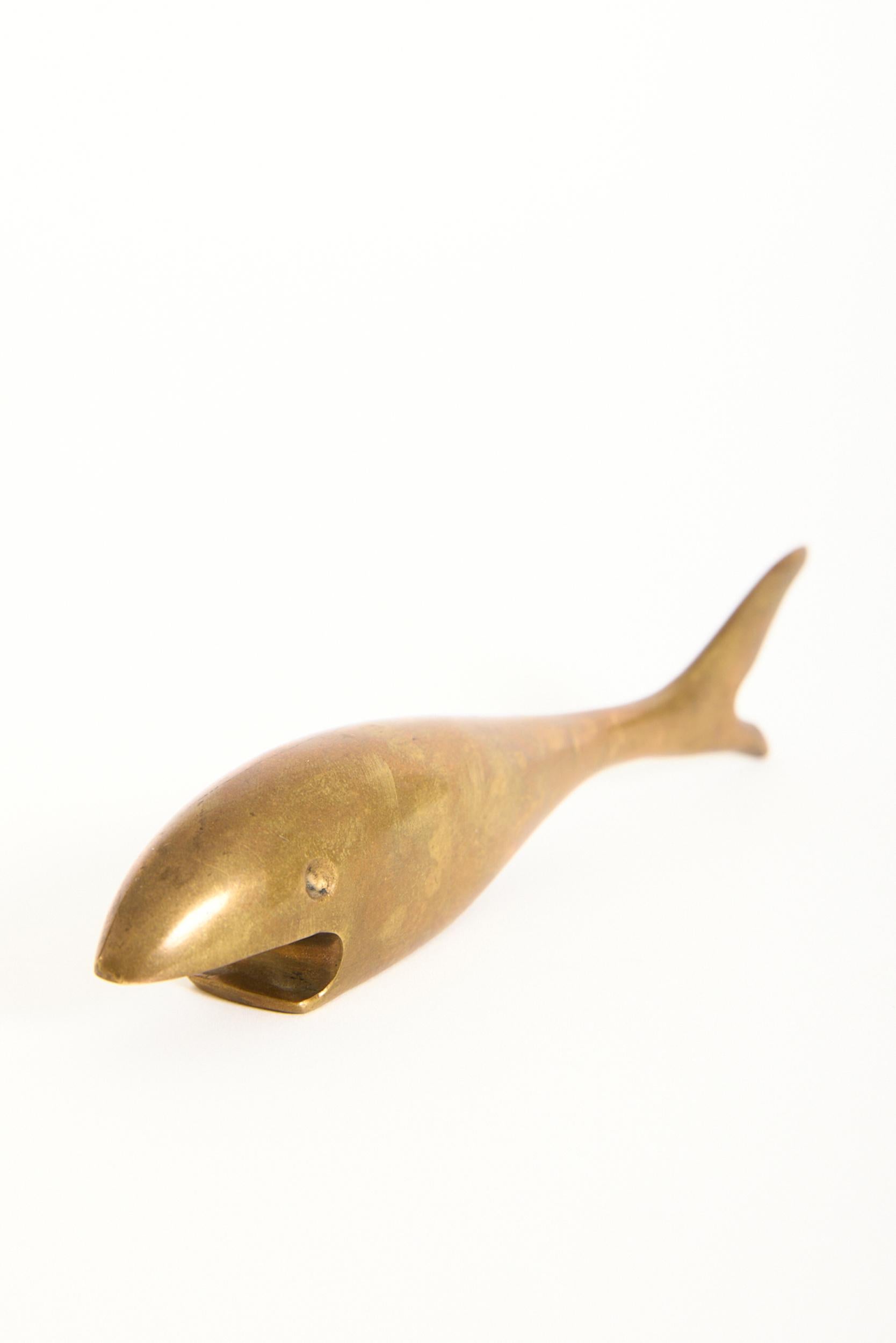 A solid bronze bottle opener
France, 1970s

