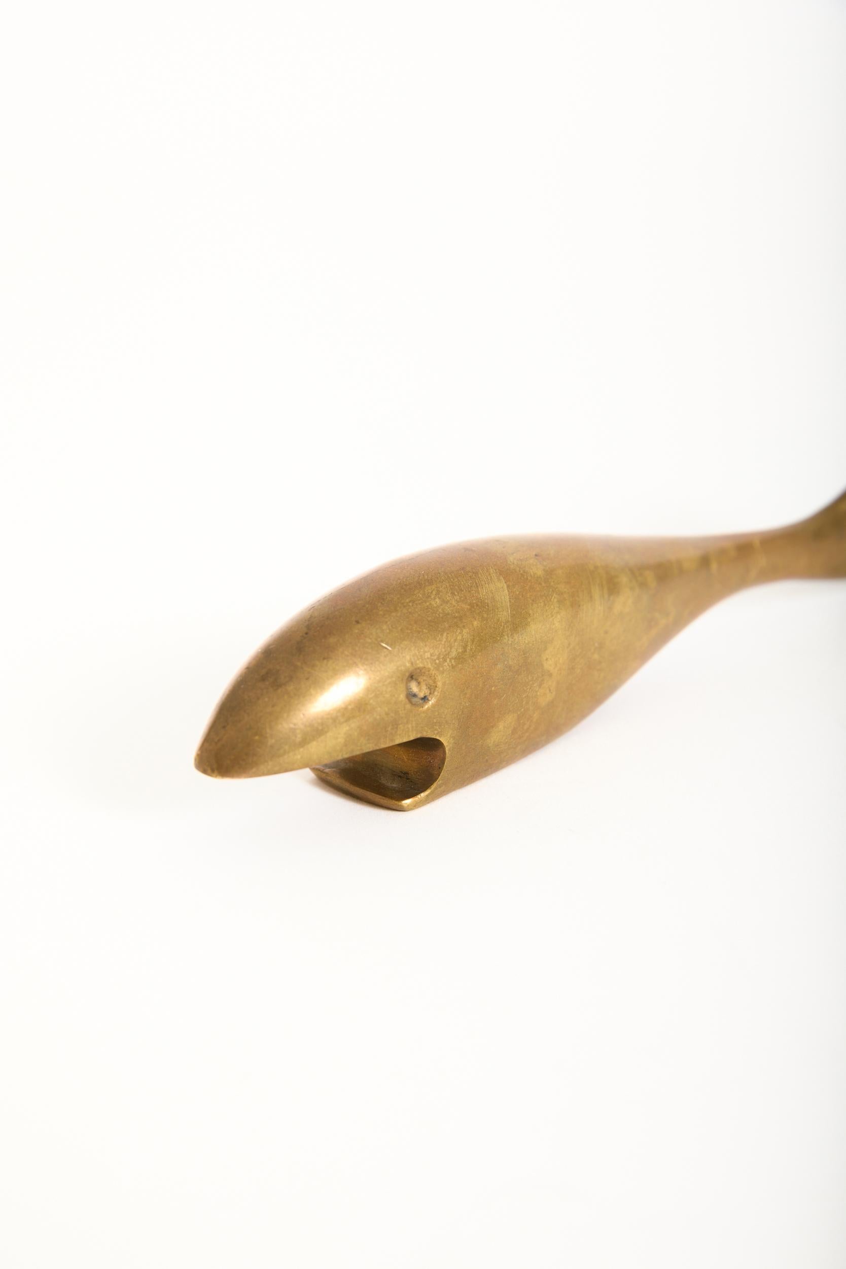 Late 20th Century Bronze Bottle Opener For Sale