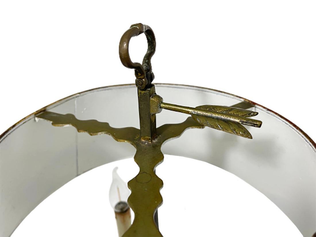 Bronze-Bouillotte-Lampe, Frankreich, um 1800 im Angebot 6