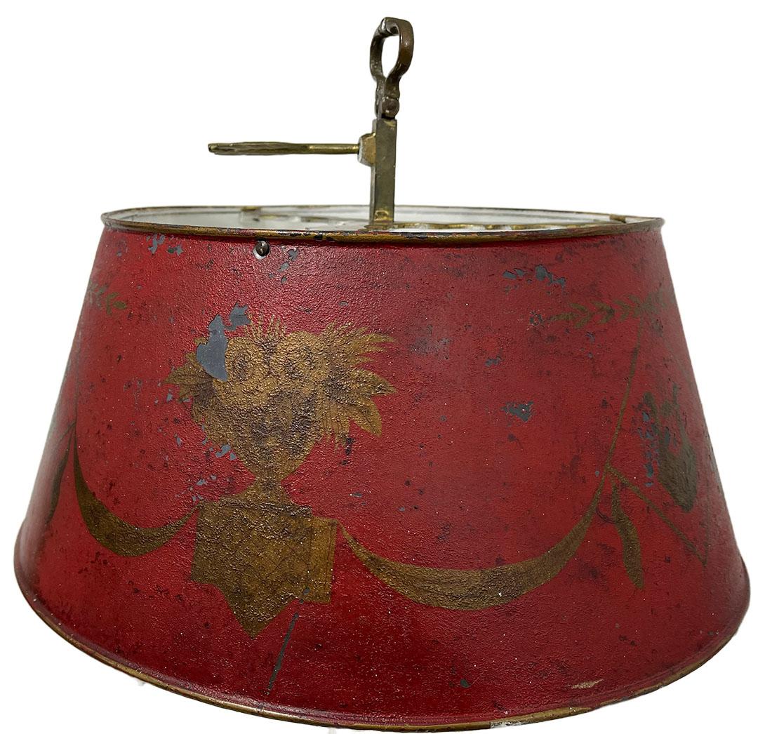Bronze-Bouillotte-Lampe, Frankreich, um 1800 im Angebot 1