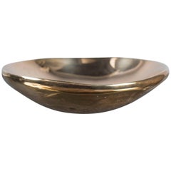 Bronze Bowl by Ado Chale, France, 1980s