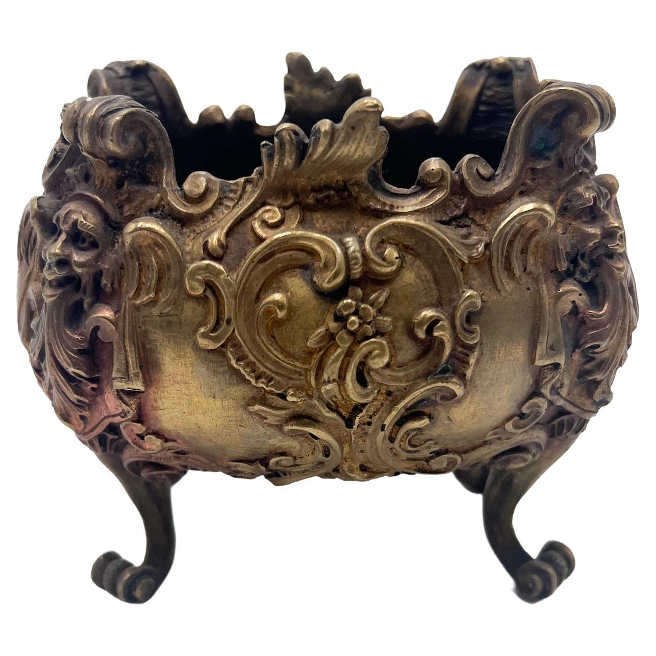 Bronze Bowl by Antonio Pandiani from the 1800s For Sale