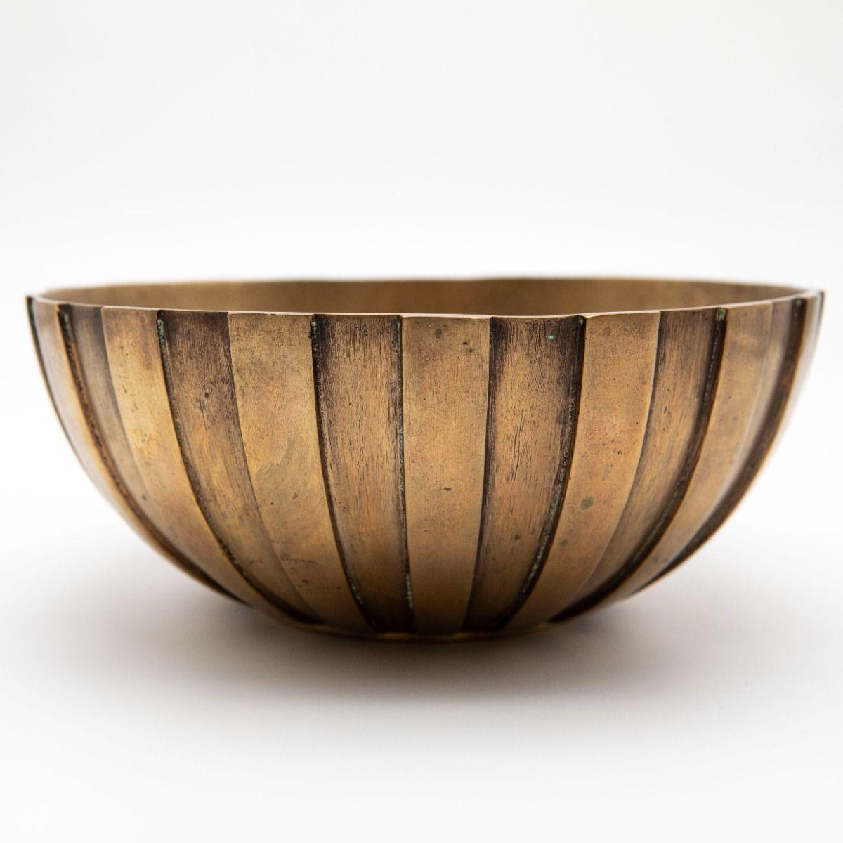 Art Déco Ciotola in bronzo di Emil Lausen in vendita