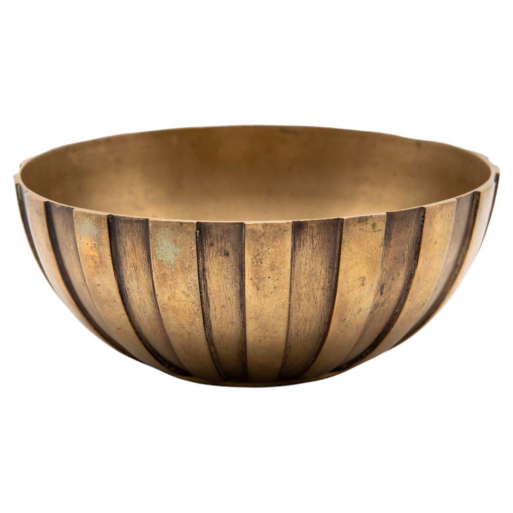 Bronze Bowl By Emil Lausen