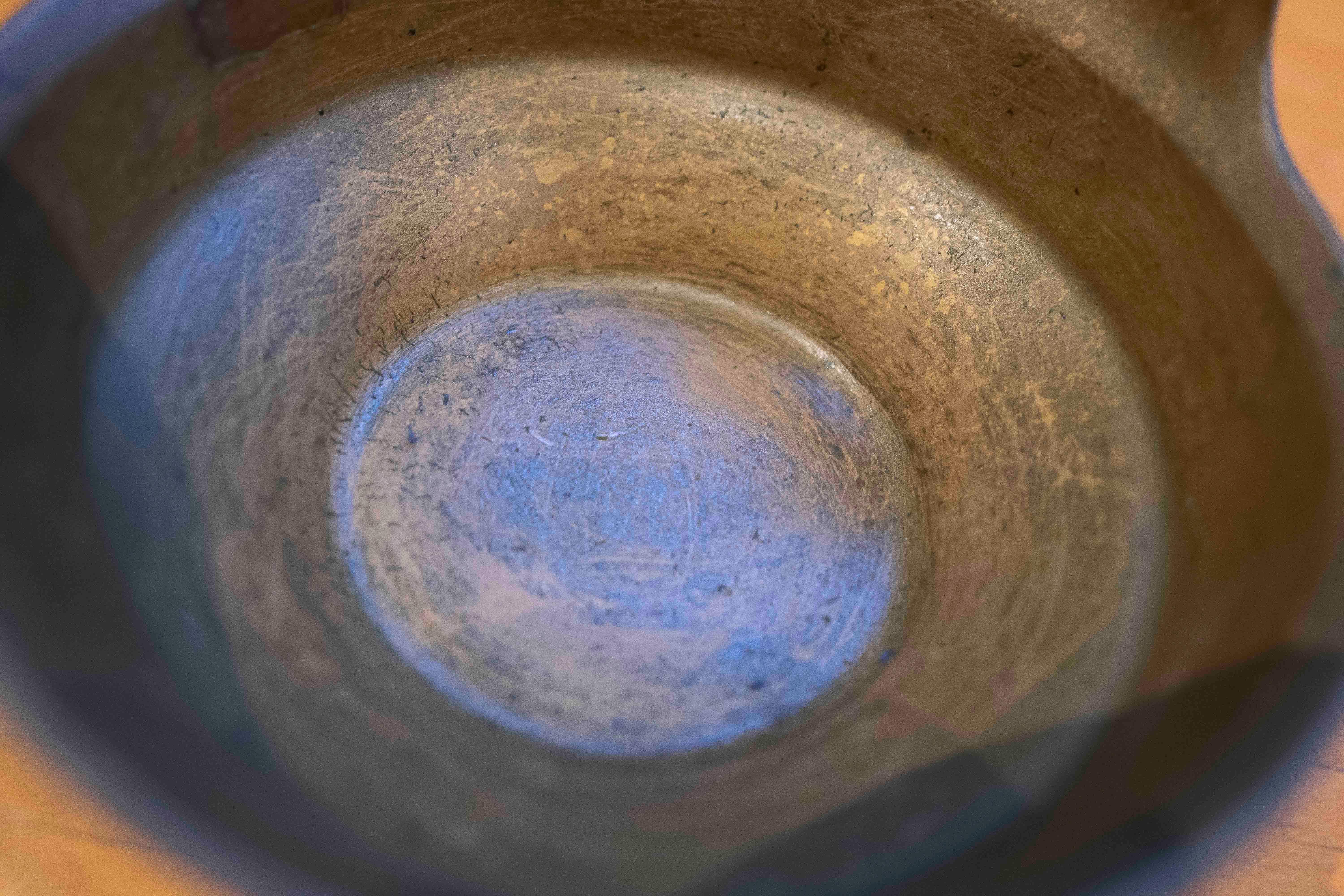 Bronze Bowl by Esa Fredigolli, Italy. Signed For Sale 13