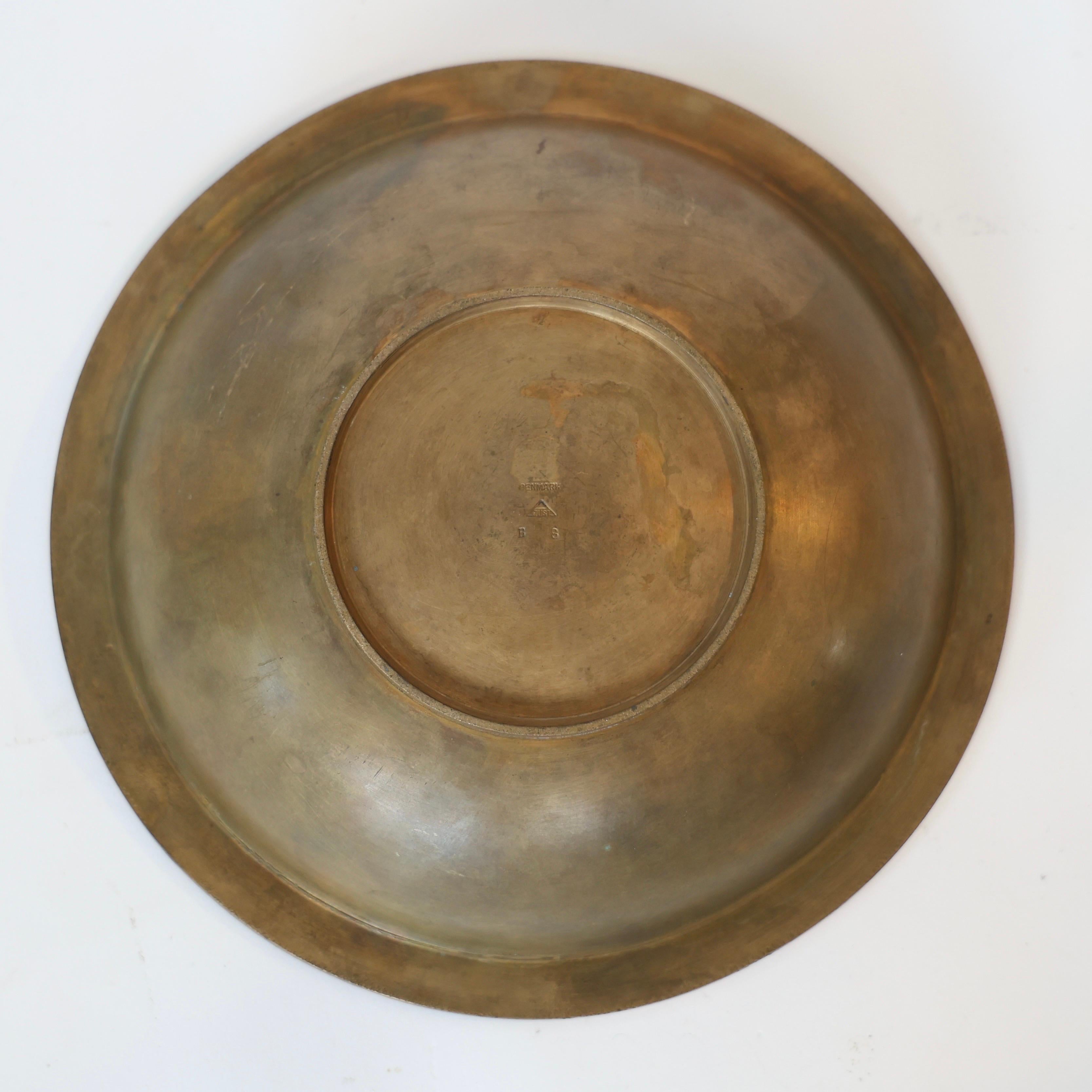 Bronze Bowl by Just Andersen, 1920s, Denmark For Sale 1