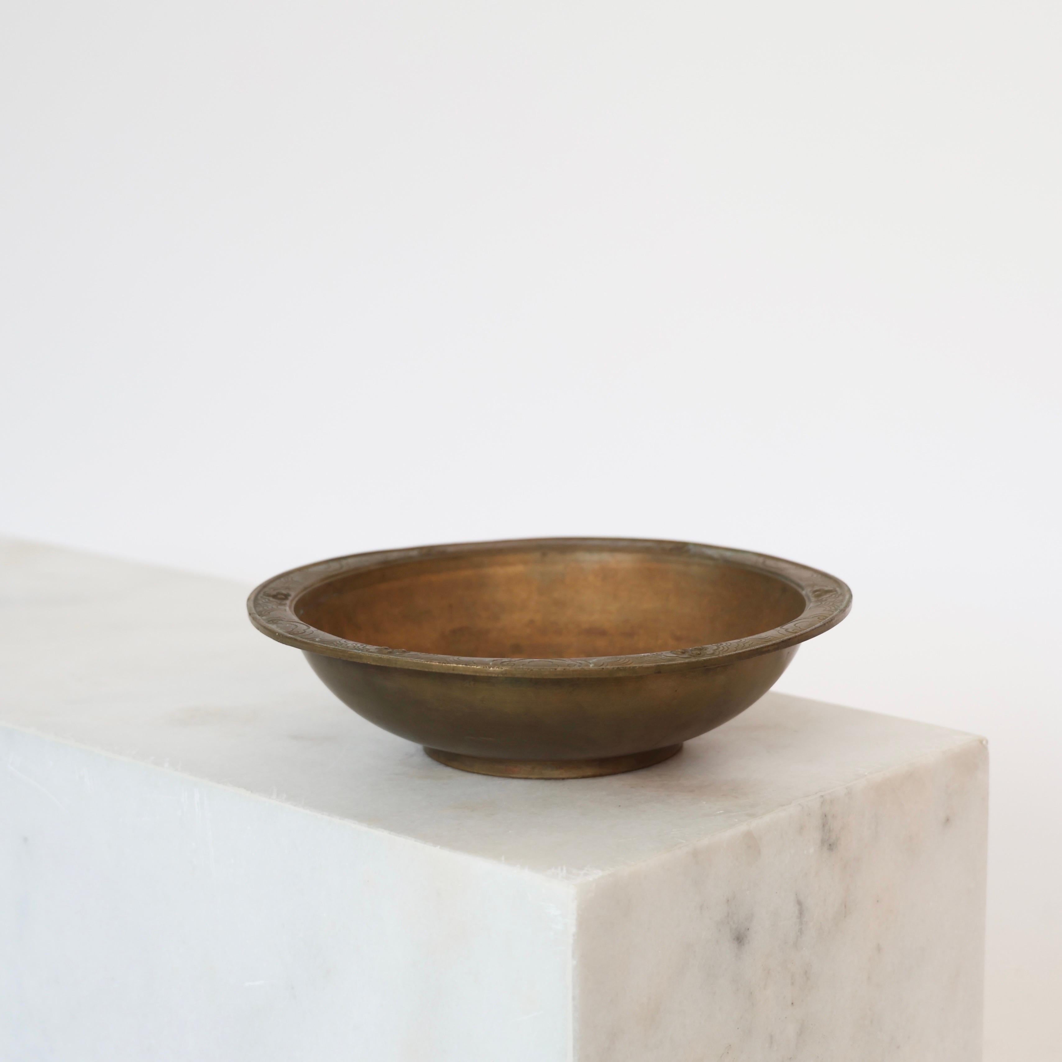 Bronze Bowl by Just Andersen, 1920s, Denmark For Sale 2