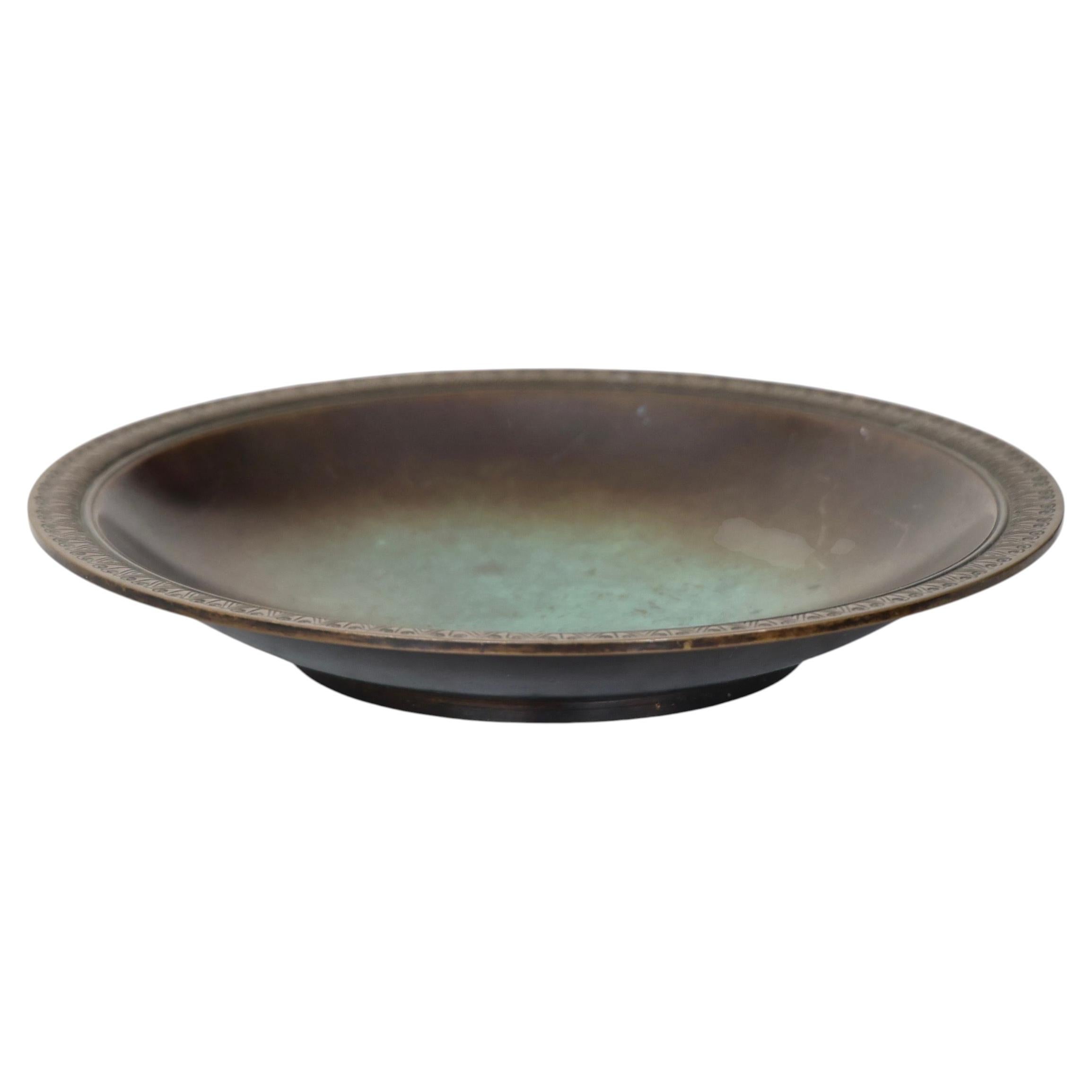 Bronze Bowl designed by Just Andersen, 1930s, Denmark For Sale