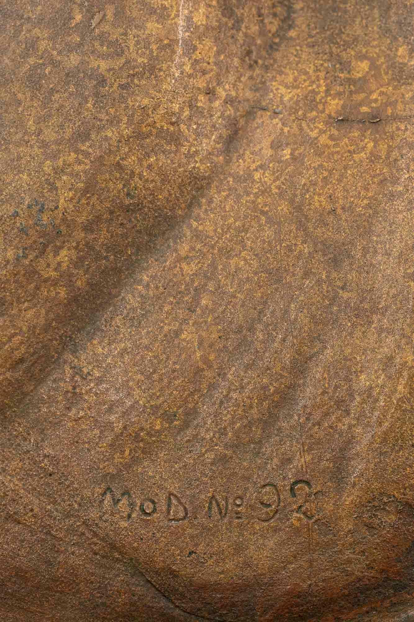 ciotola in bronzo Gustav Gurschner ca. 1900 firmato In condizioni buone in vendita a Klosterneuburg, AT