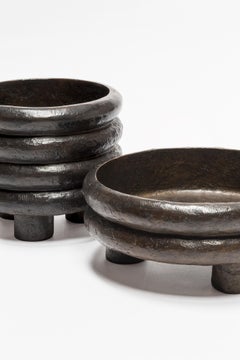 Bronze Bowl Stephane Parmentier for Giobagnara Scala Bronze Round Bowl (High)