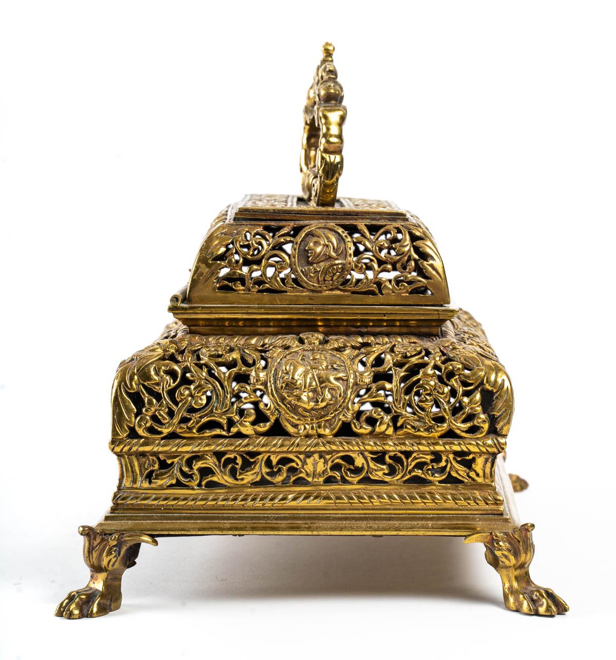 19th Century Bronze Box, Napoleon III Period