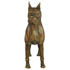 Bronze Boxer Hund