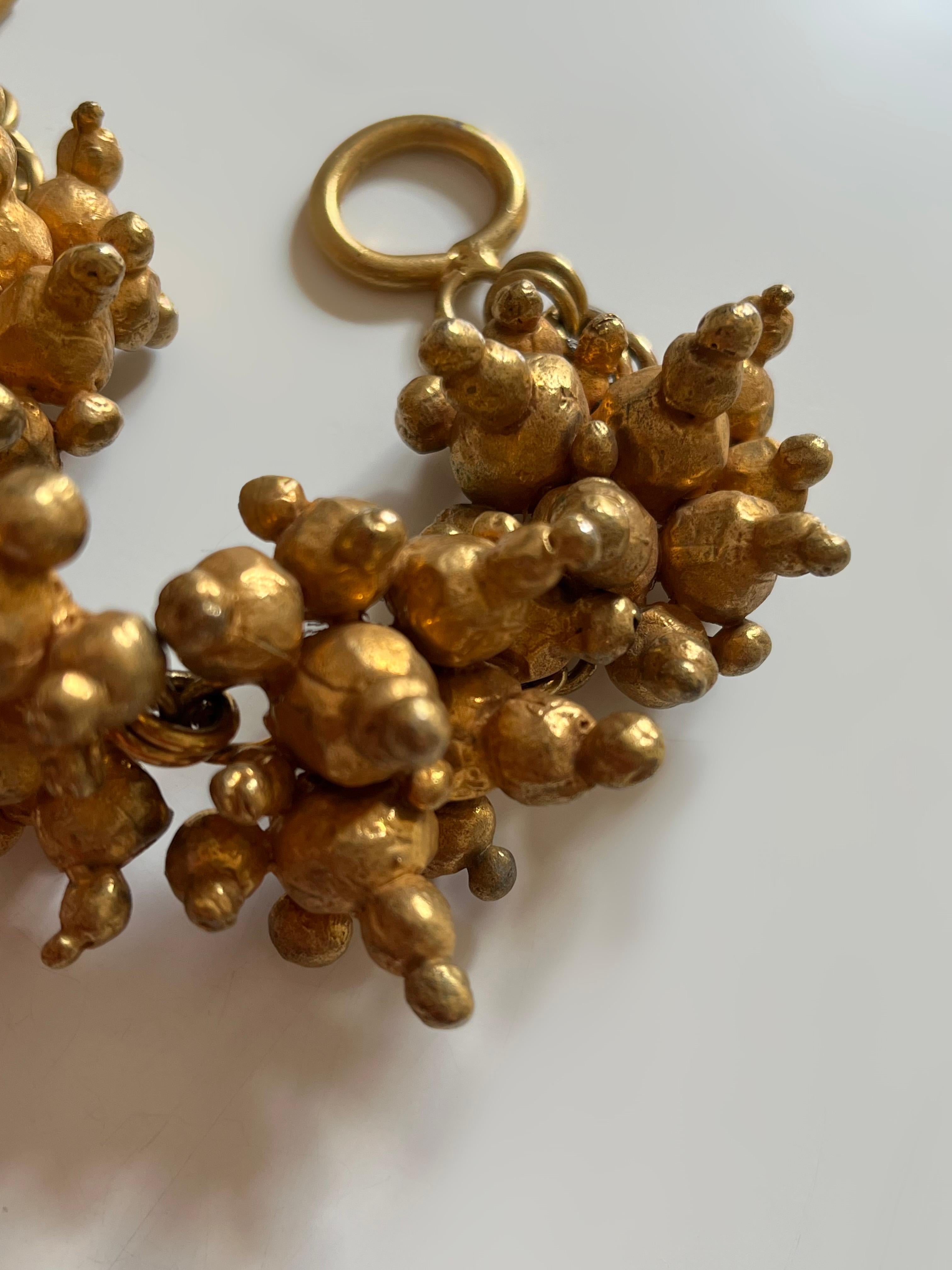 Women's Bronze Bracelet Van Der Straeten unic piece For Sale