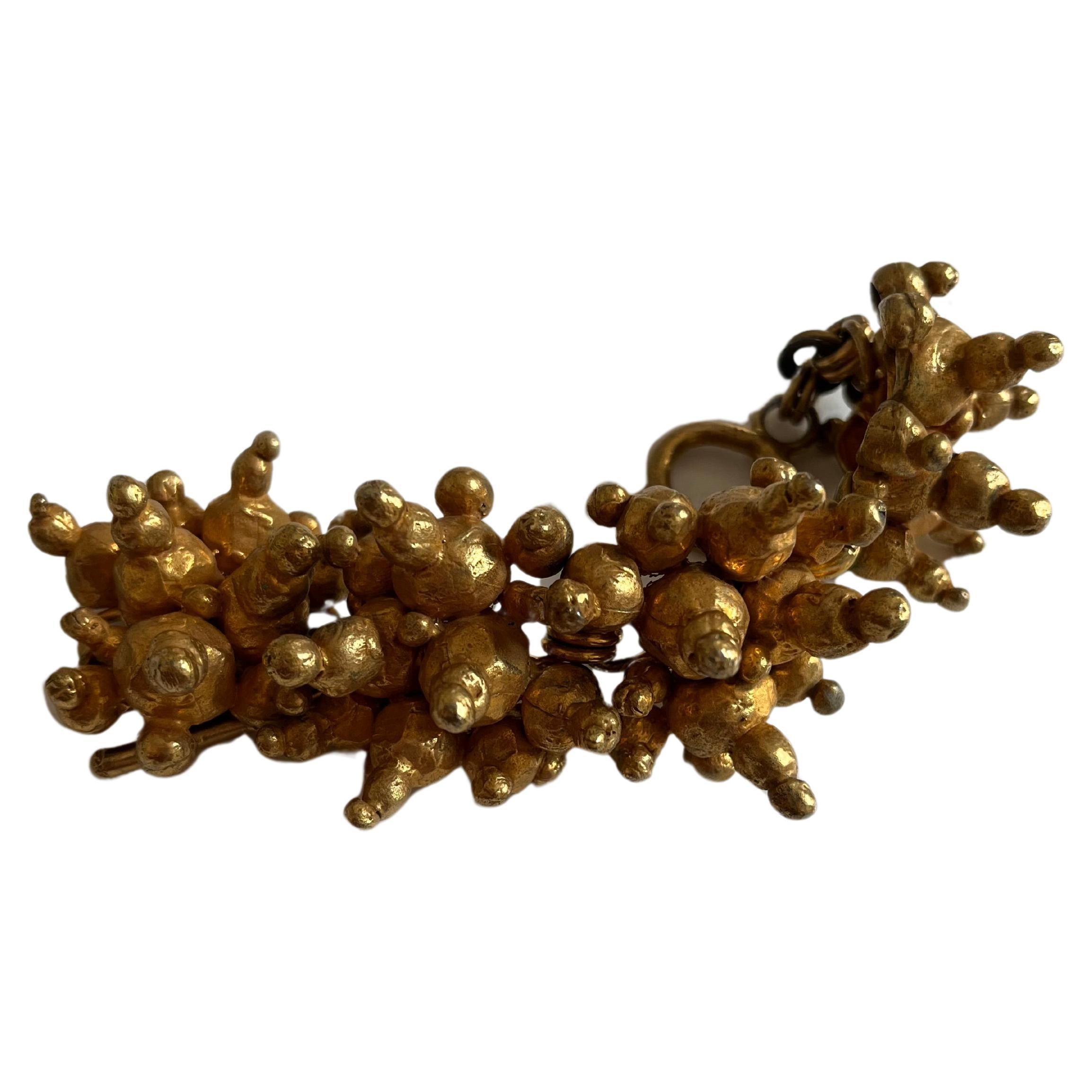 Bronze Bracelet Van Der Straeten unic piece For Sale