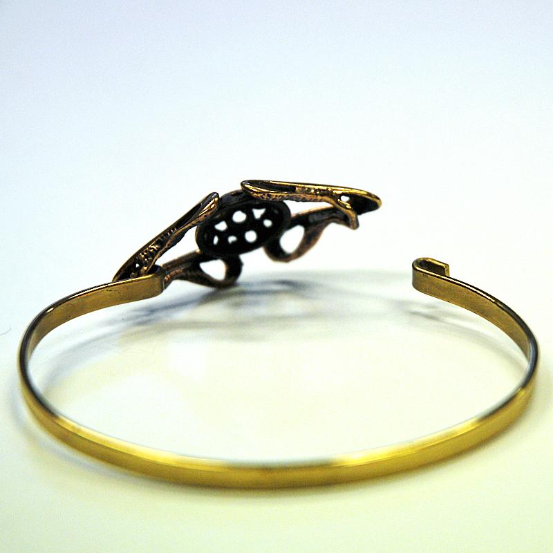 Scandinavian Modern Bronze Bracelet with Removable Armring, Finland, 1960s