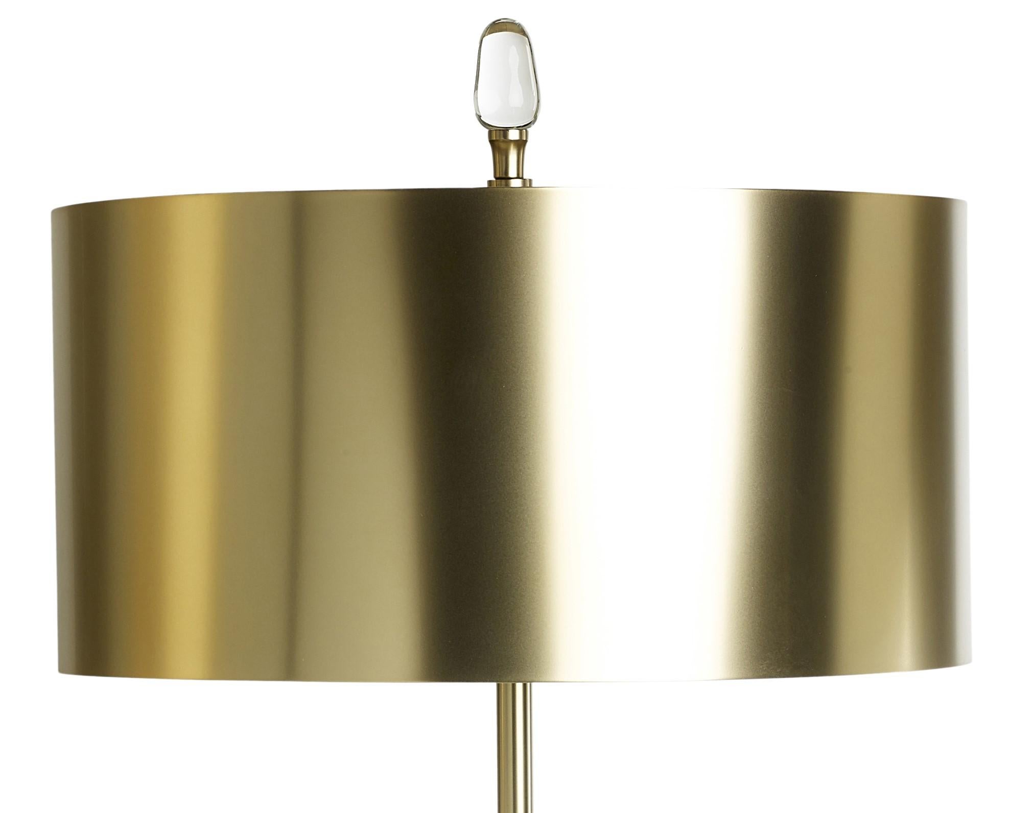 Lampes de table ananas en bronze et laiton avec abat-jour tambour en laiton moulé et feuille Excellent état - En vente à London, GB