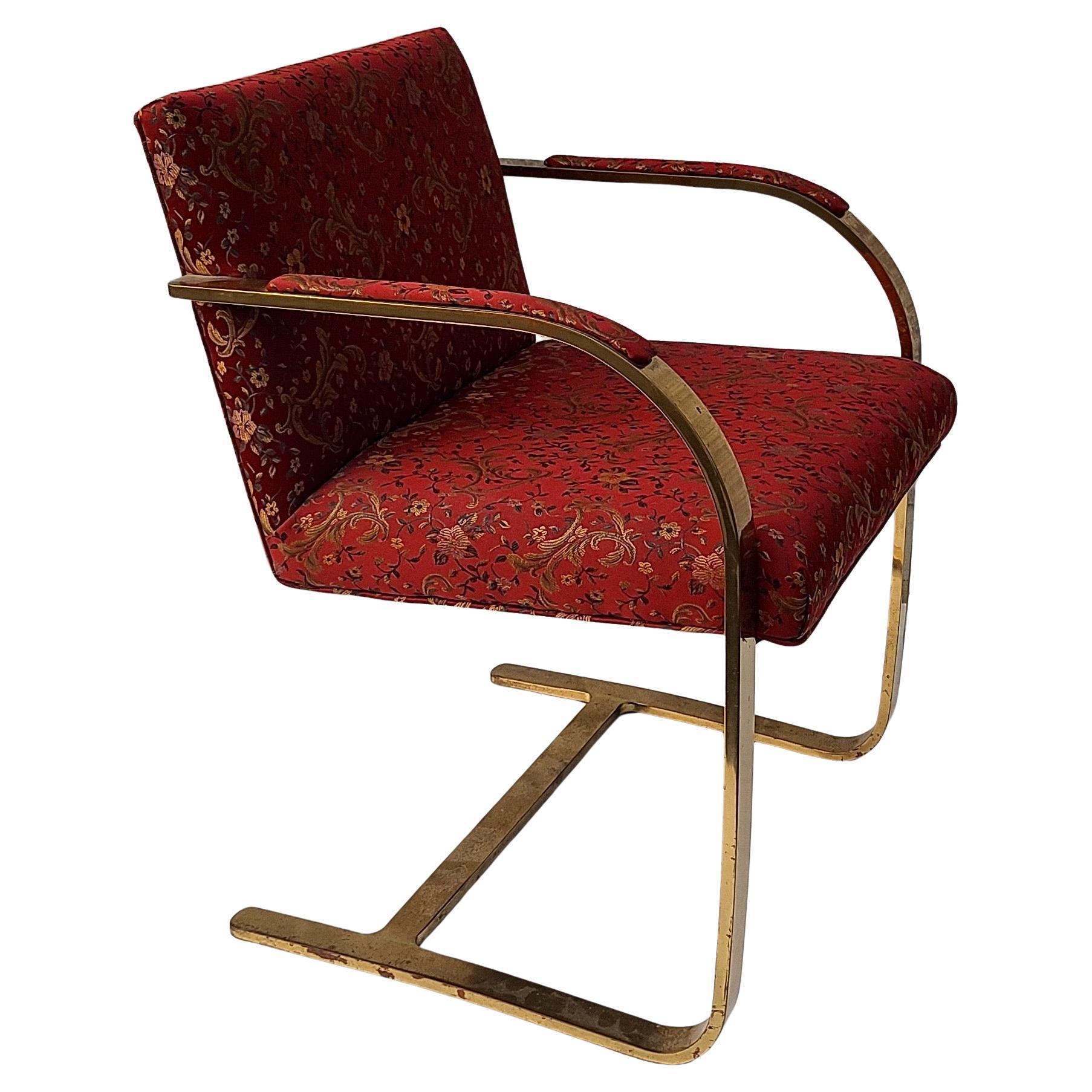 Bronze Brno Chair Ludwig Mies van der Rohe Knoll In Good Condition In Fraser, MI