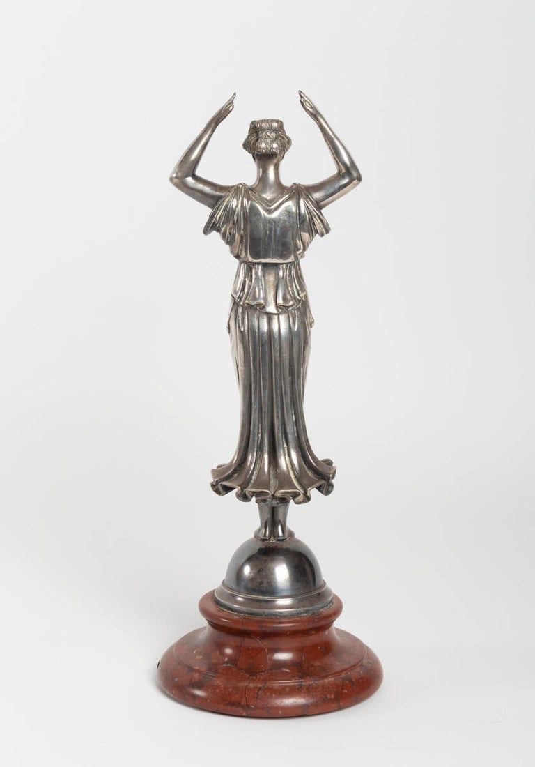 Bronze Bronze Sculpture, Marble Base, 1930 For Sale at 1stDibs