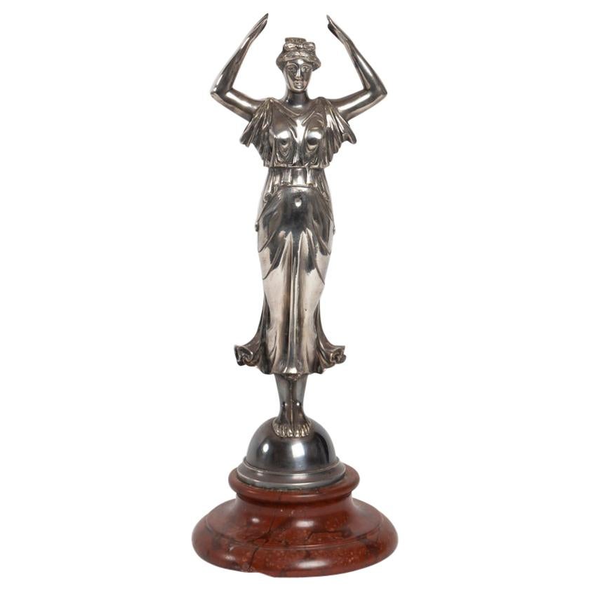 Bronze Bronze Sculpture, Marble Base, 1930 For Sale at 1stDibs