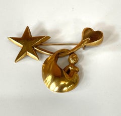 Broche en bronze de Line Vautrin