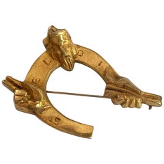 Bronzebrosche St Eloi von Line Vautrin