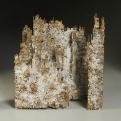 Bronze Brutalist Abstract Sculpture by Achilleas Apergis