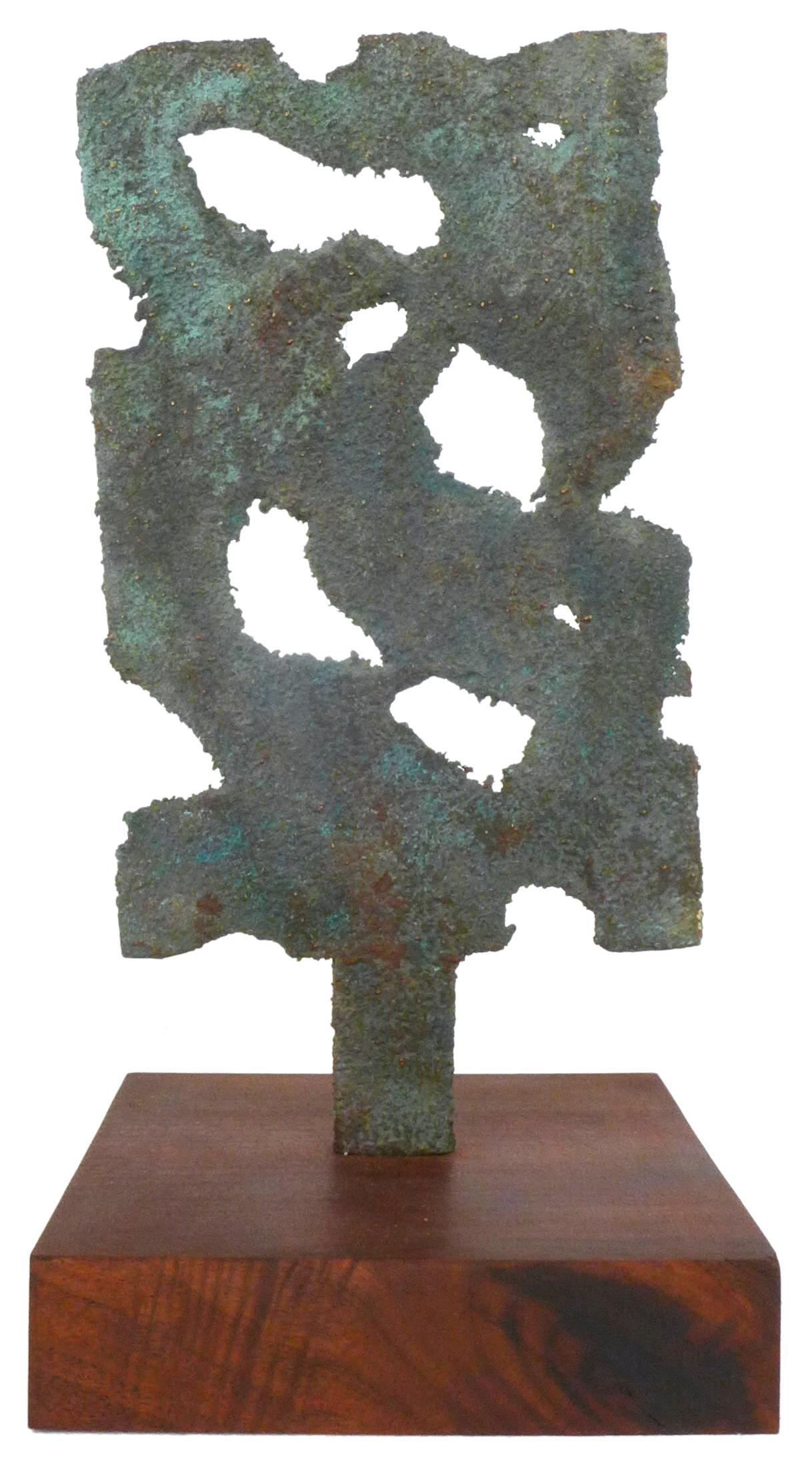 North American Bronze Brutalist Sculpture For Sale