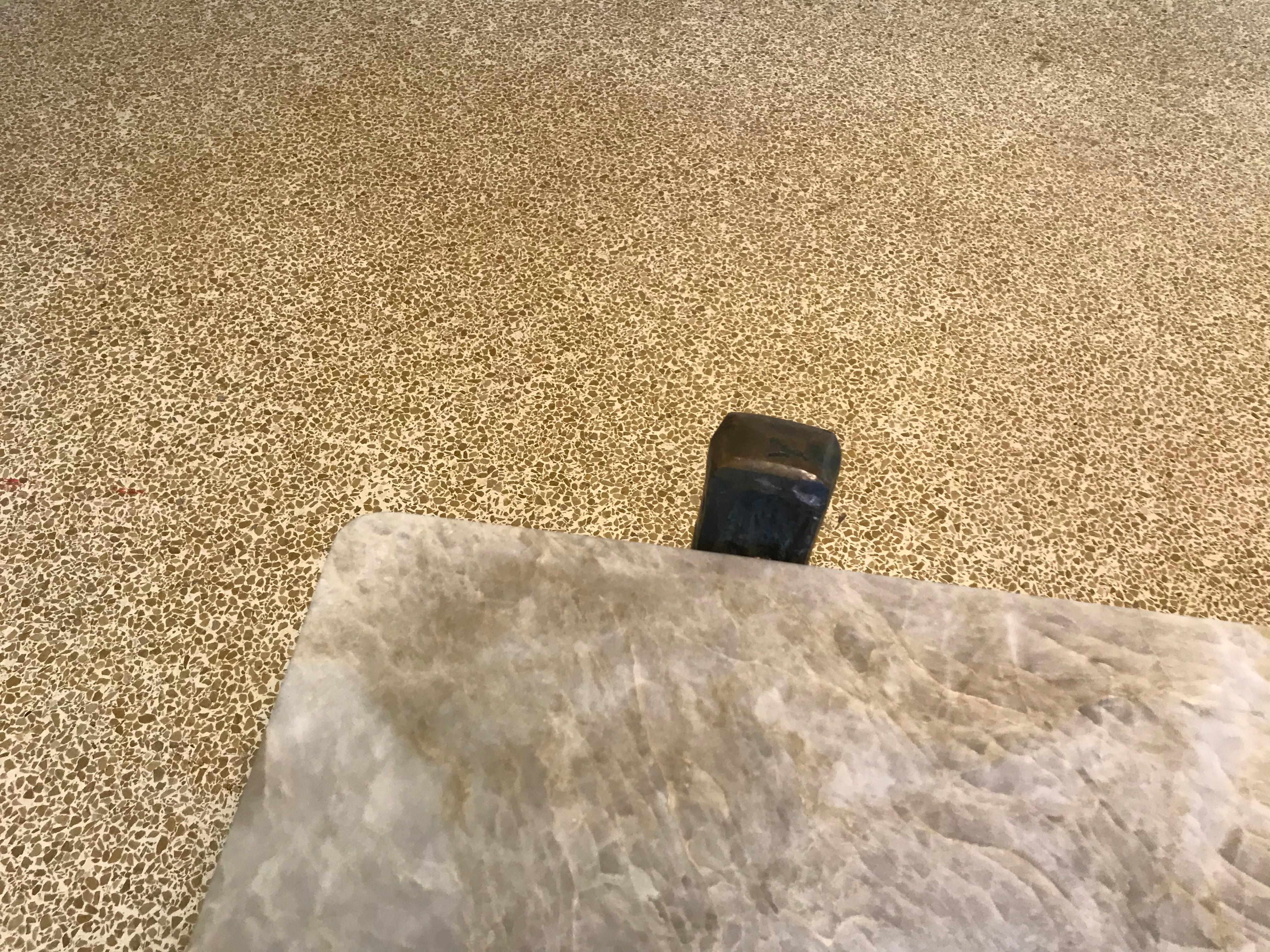 Bronze Brutalist Table For Sale 2
