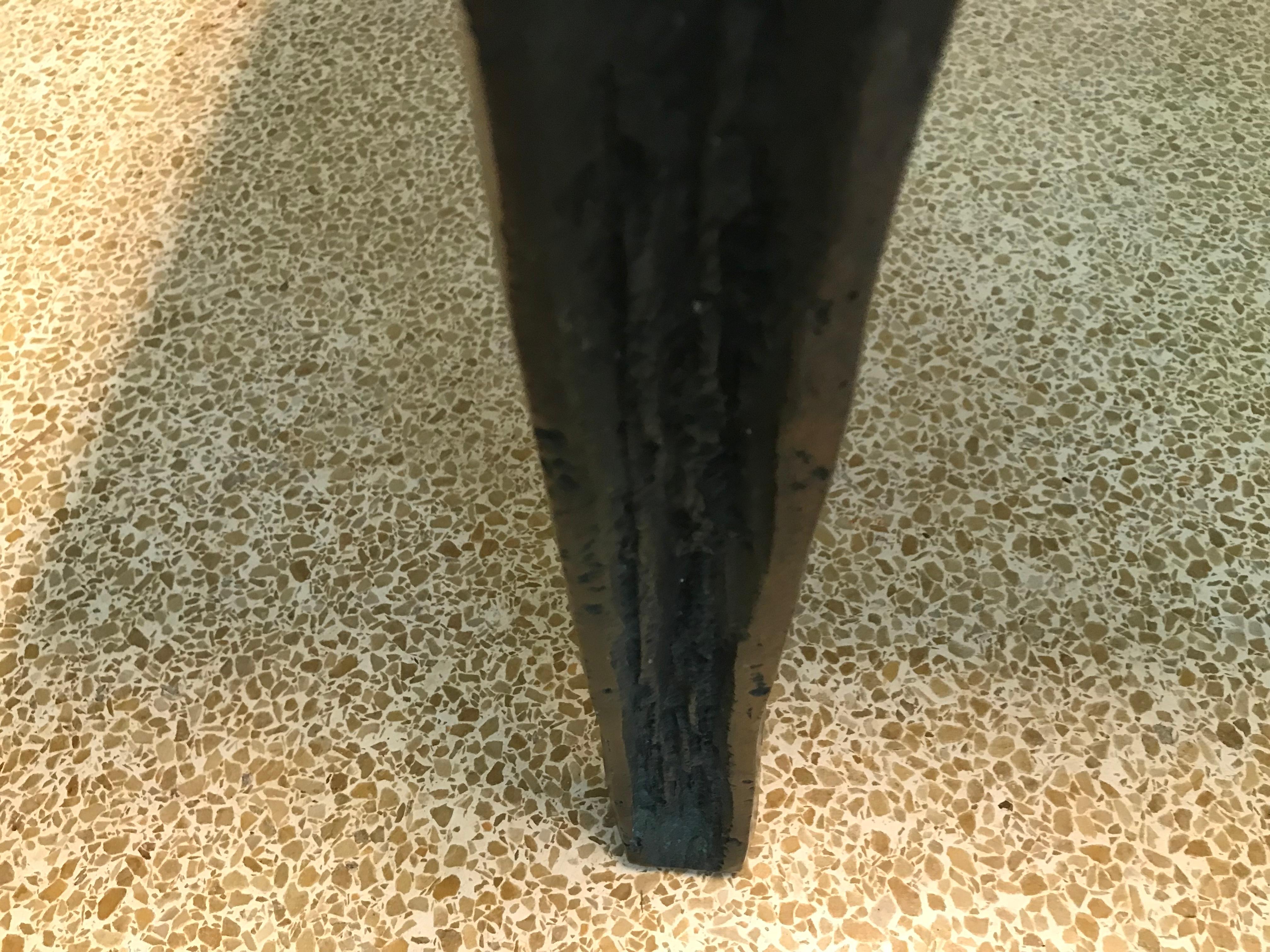 Bronze Brutalist Table For Sale 4