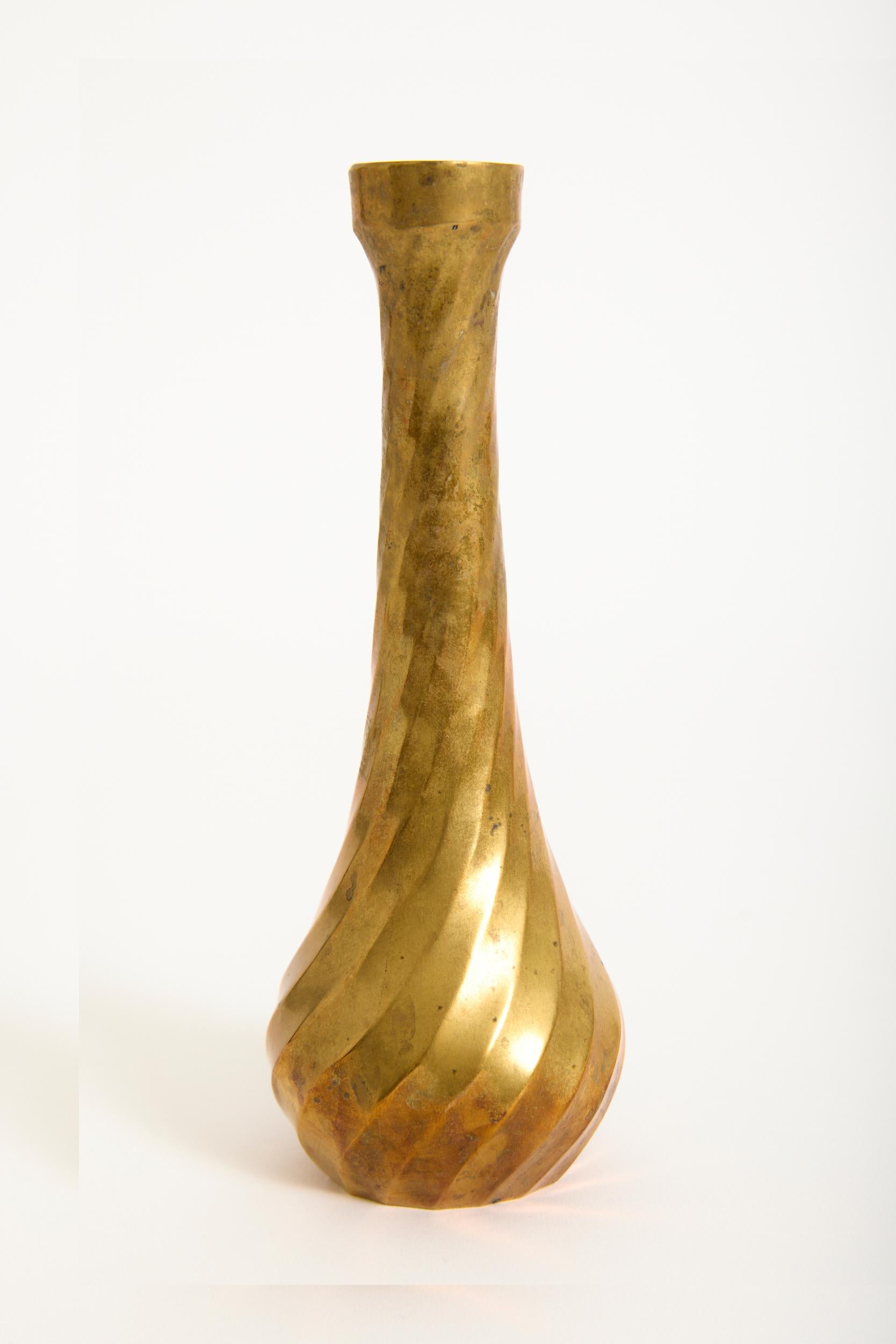 A bronze bud vase
Italy, mid 20th Century
