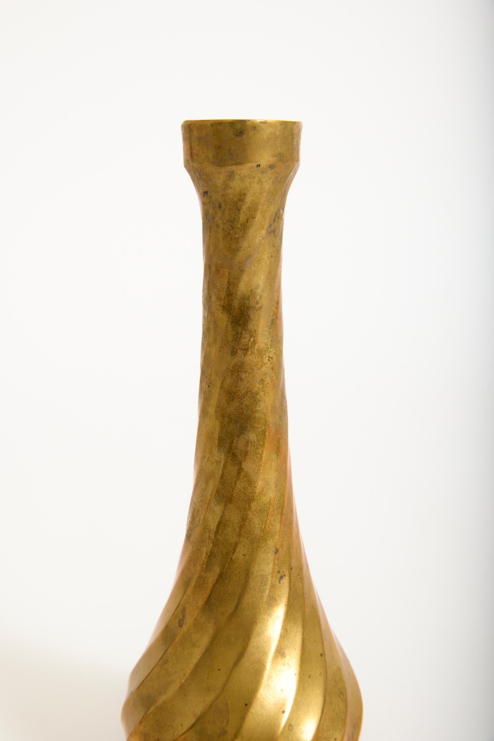 Mid-Century Modern Bronze Bud Vase For Sale