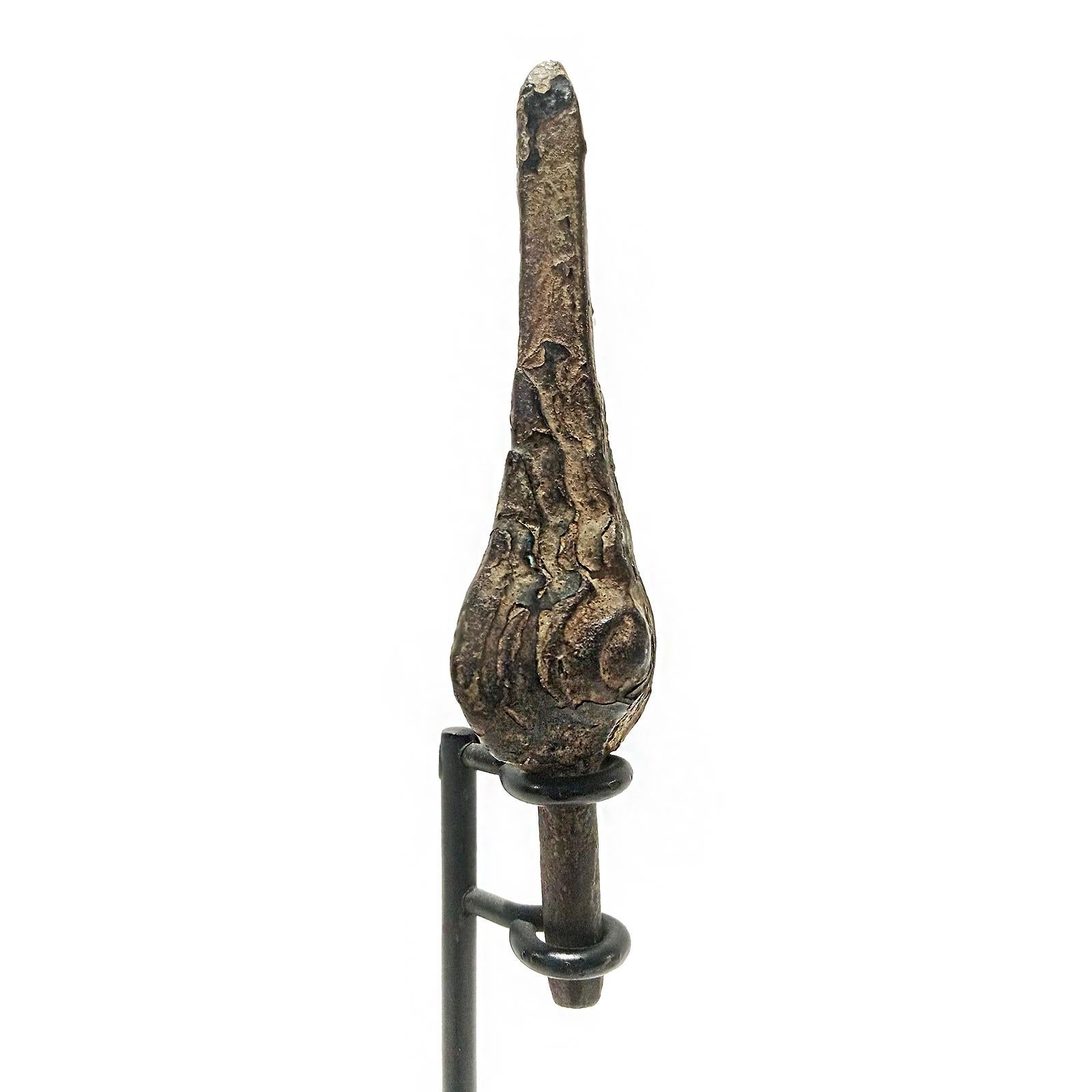 Thai Bronze Buddha Flame, 15 - 16th Century For Sale