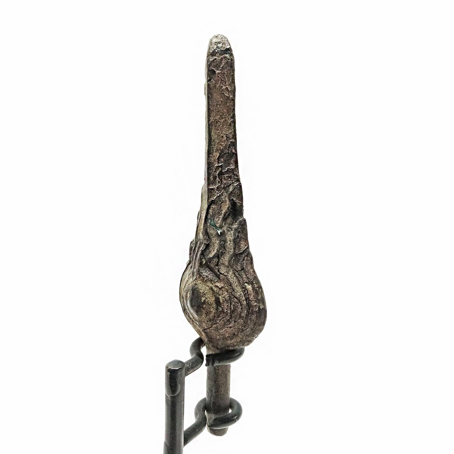 18th Century and Earlier Bronze Buddha Flame, 15 - 16th Century For Sale