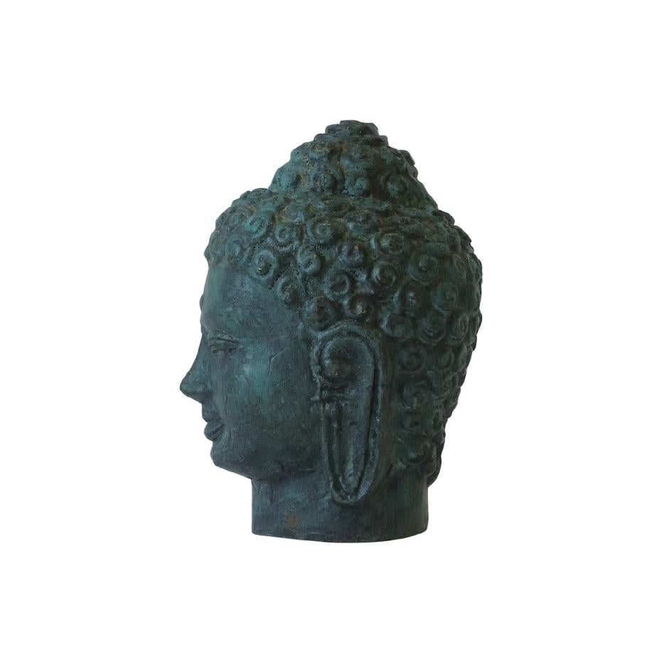 Bronze Buddha Sculpture Bust Head