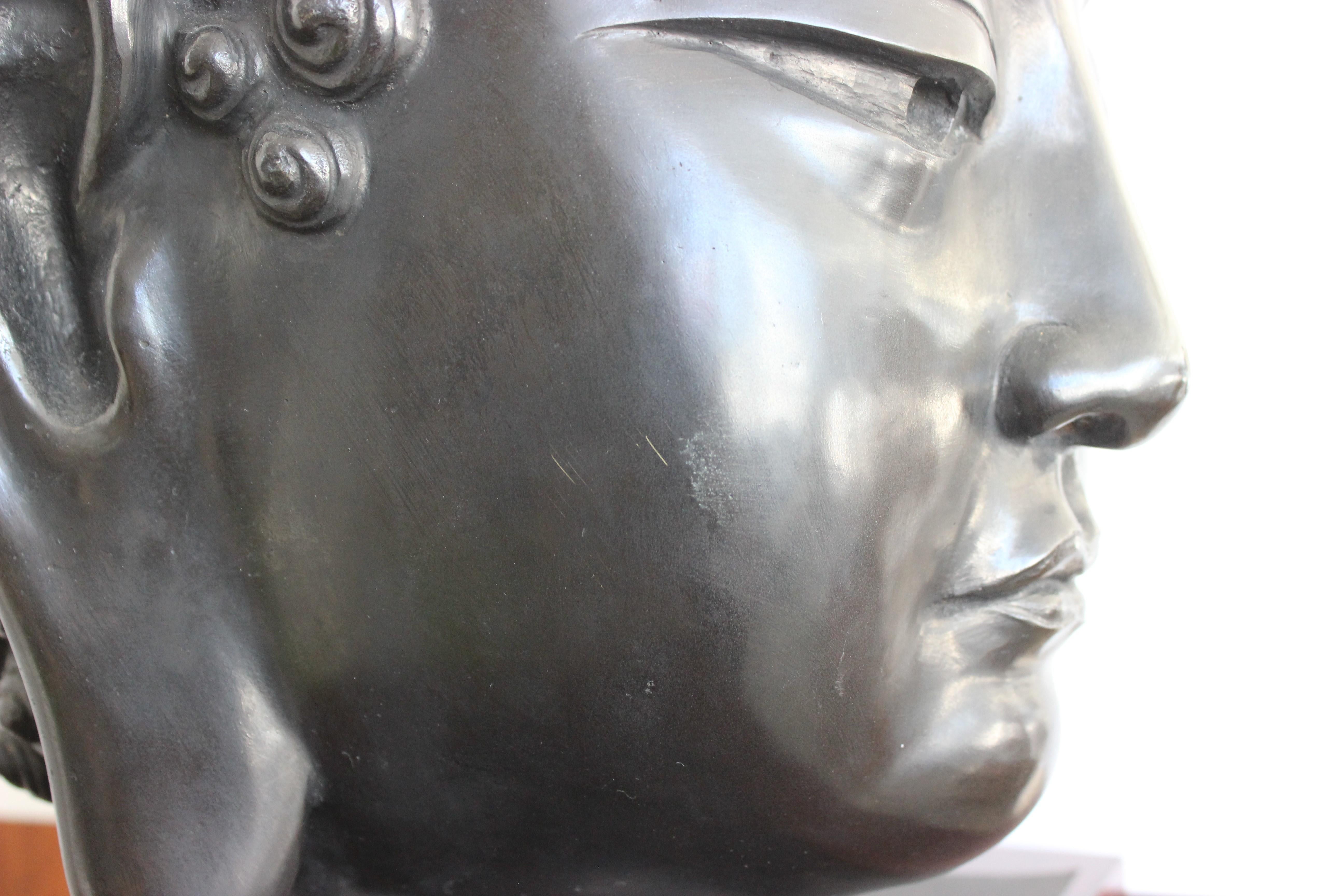 Bronze Buddha Sculpture Signed by Artist 5