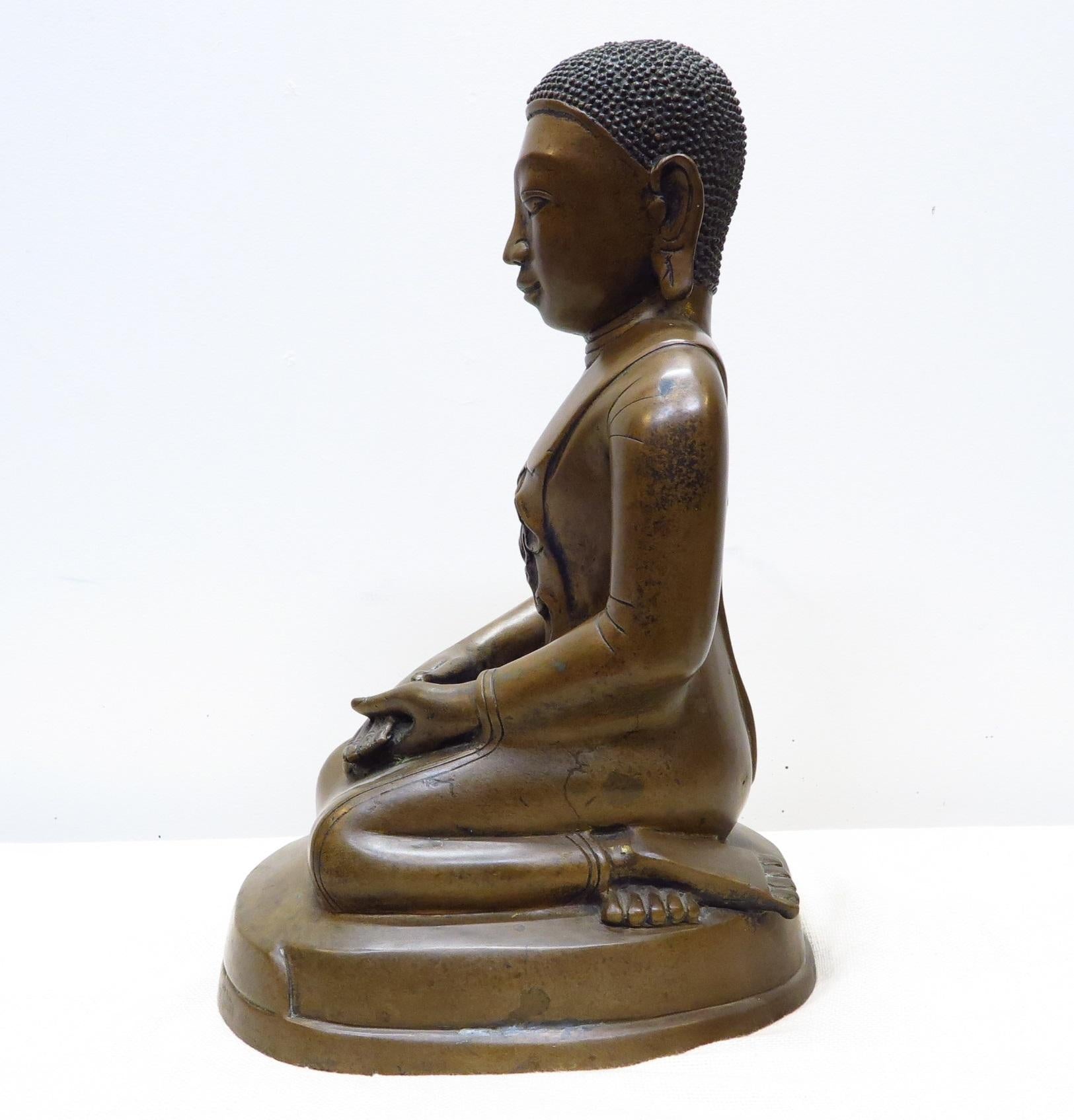 Bronze Buddhist Statue For Sale 1