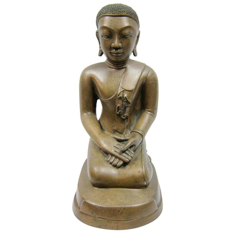 Statue bouddhiste en bronze en vente