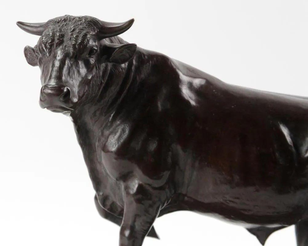 Napoleon III Bronze Bull, by Isisdore Bonheur, Late 19th Century