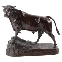 Bronze Bull, by Isisdore Bonheur, Late 19th Century