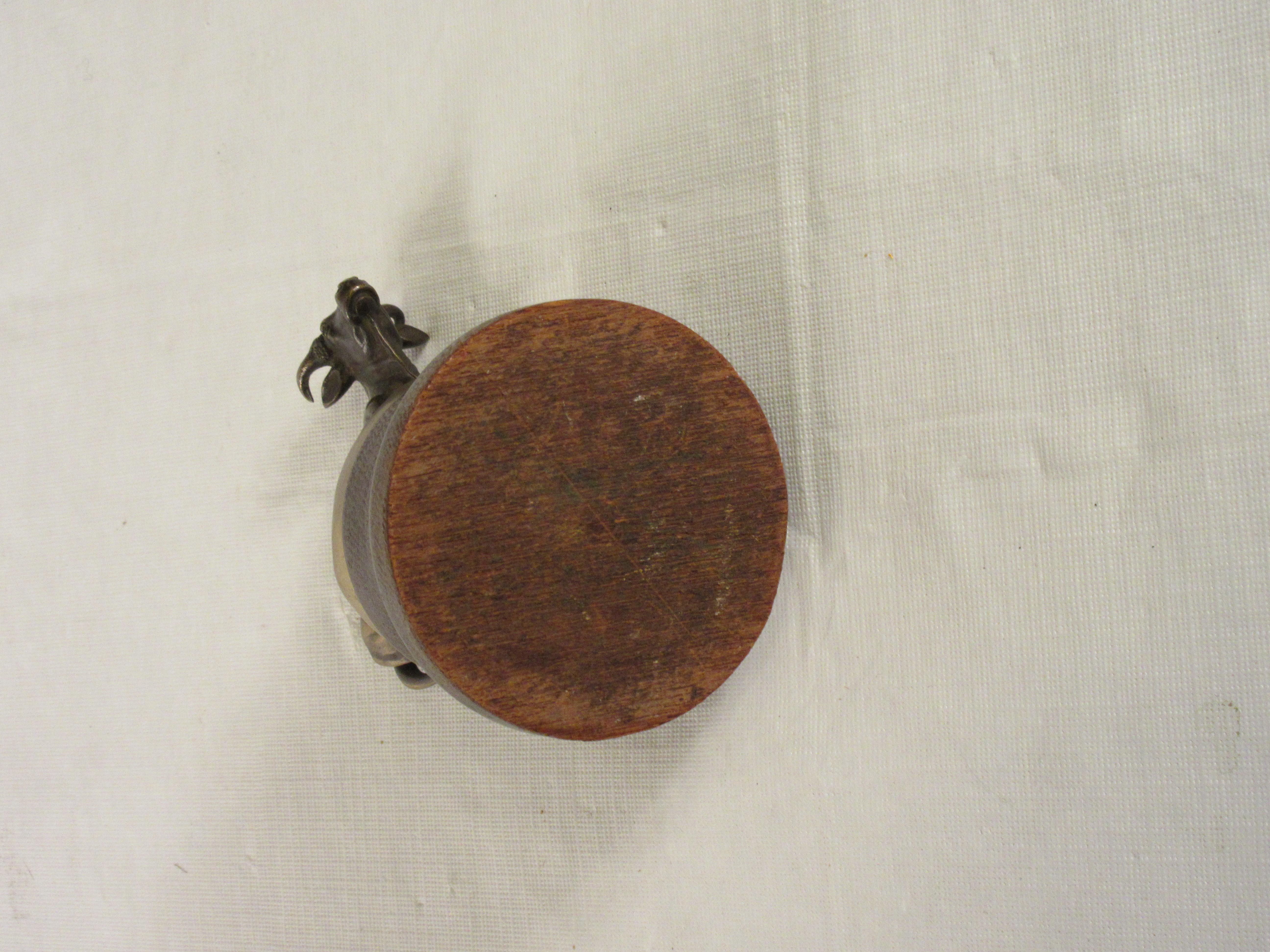 Bronze Bull on Wood Base 5