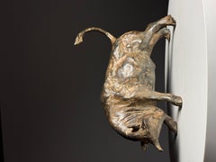 Bronze bull sculpture by Pierre Chenet