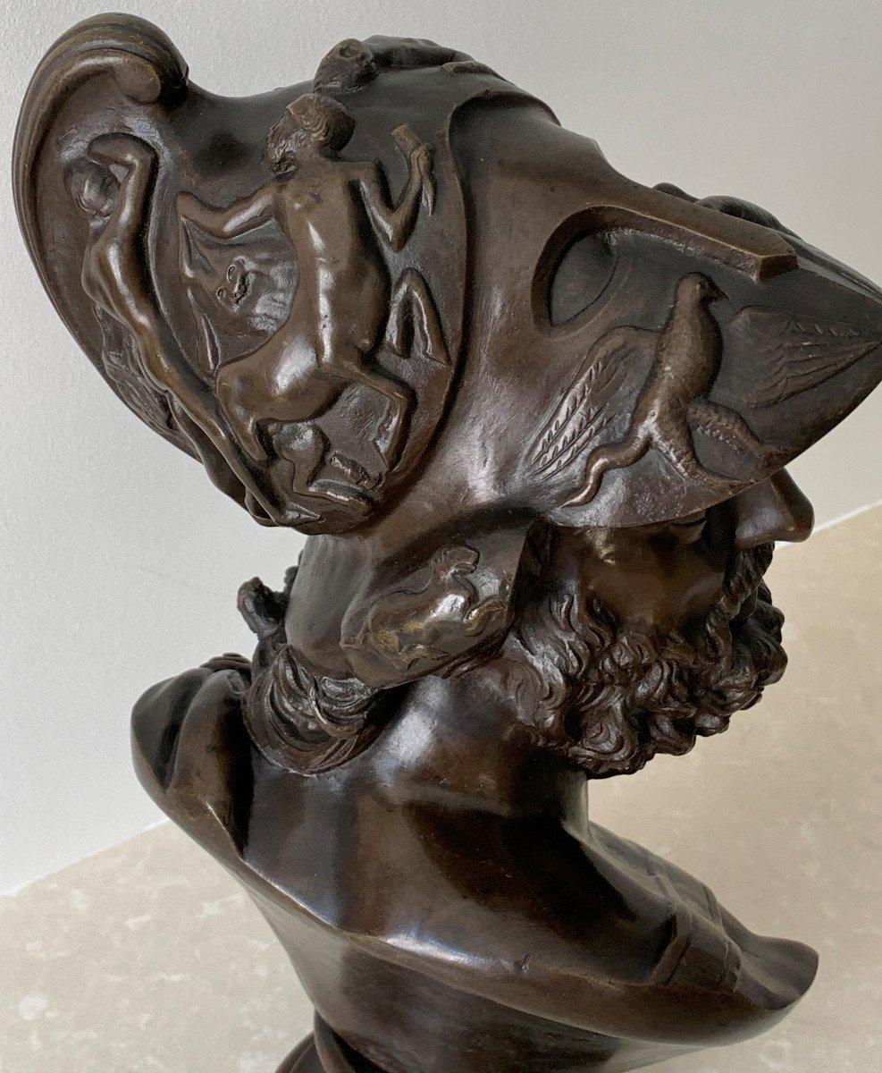 Bronze Bust, After the Antique, 19th Century For Sale 4