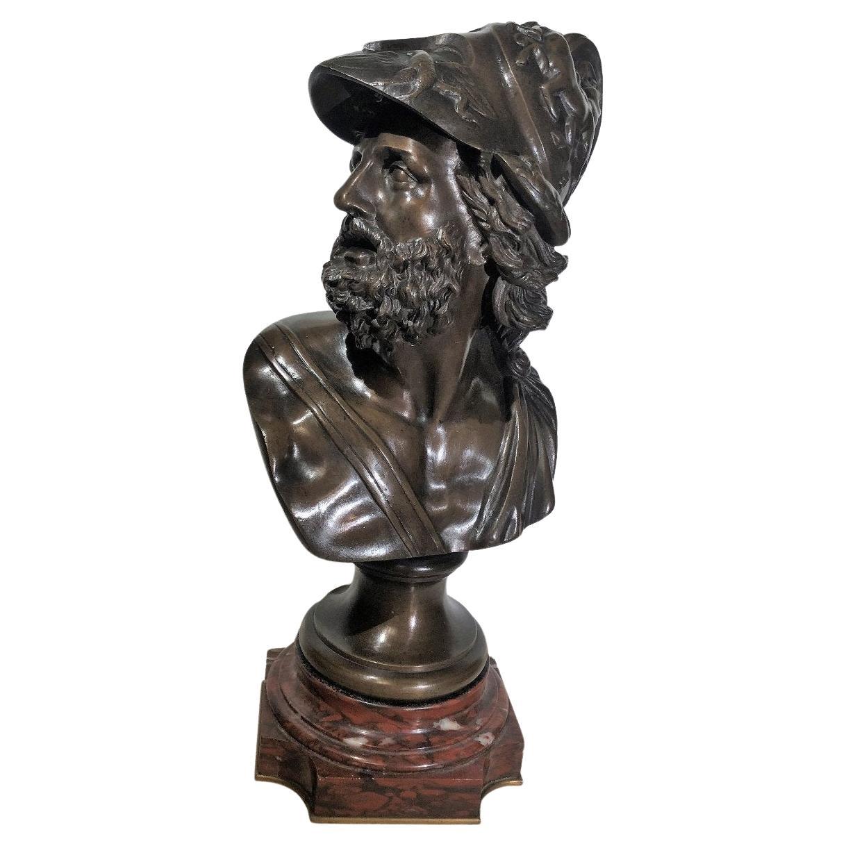 Bronze Bust, After the Antique, 19th Century